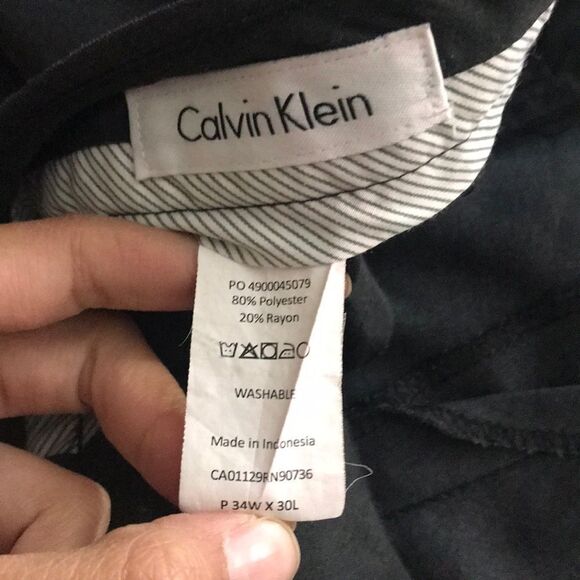 Calvin Klein grey dress pants - Picture 7 of 7